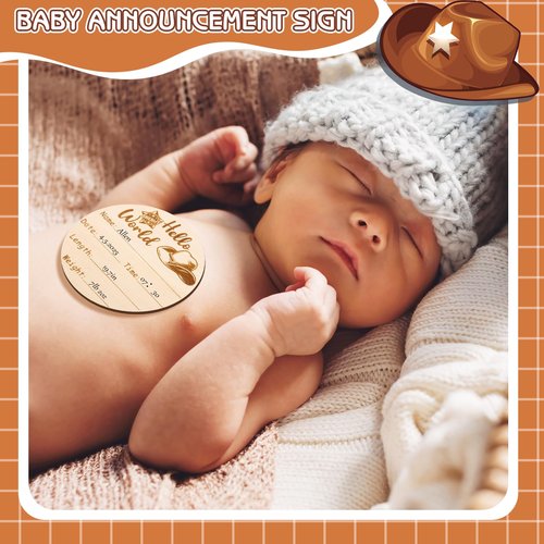 Guiqulai Cowboy Baby Boy Milestone Blanket Western Theme Cow Print Baby Growth Chart Blanket for Boy Newborn My First Rodeo Birthday Party Supplies