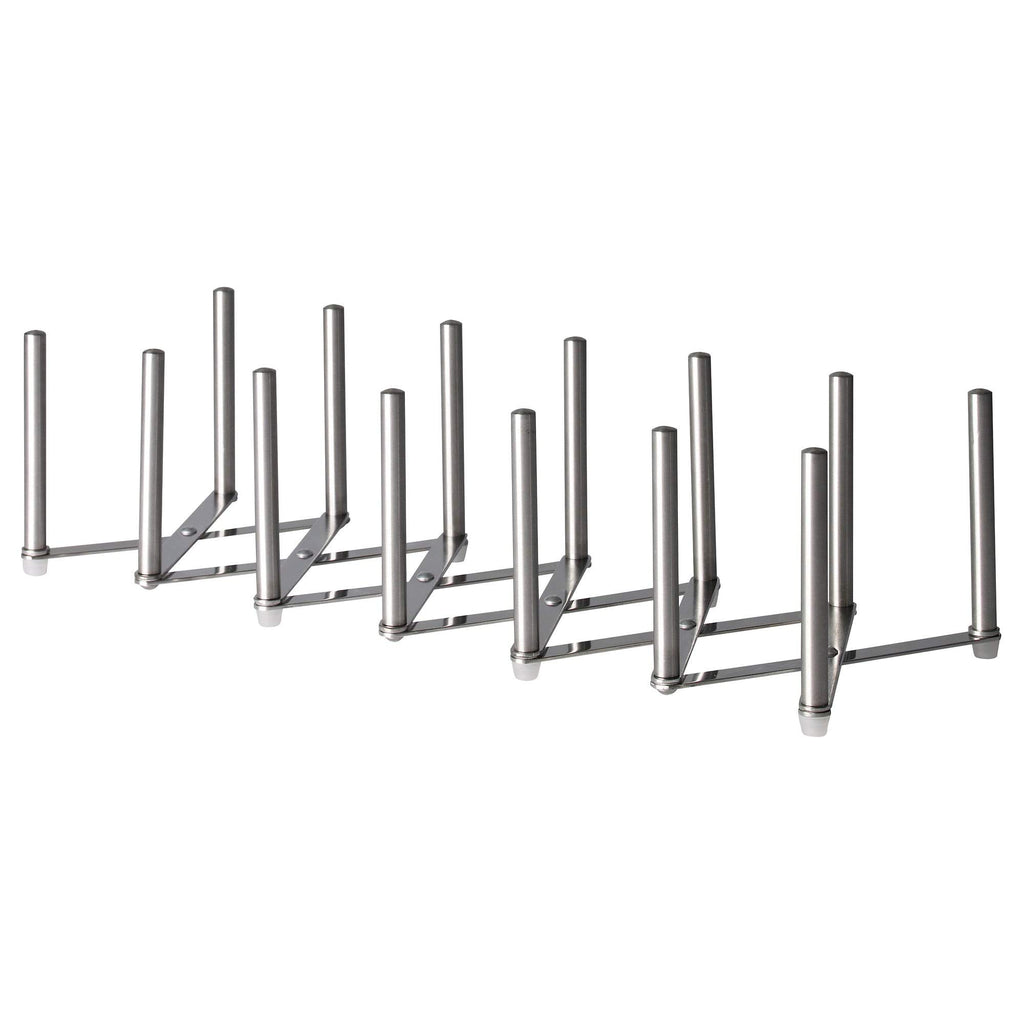 IKEA VARIERA Pot lid organizer, stainless steel (Set of 4, W: 5 ¾" X H: 4")