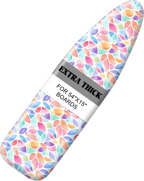 Ironing Board Cover - Heavy Duty Non-Slip Replacement with Thick Padding | 15"x54" Standard Size