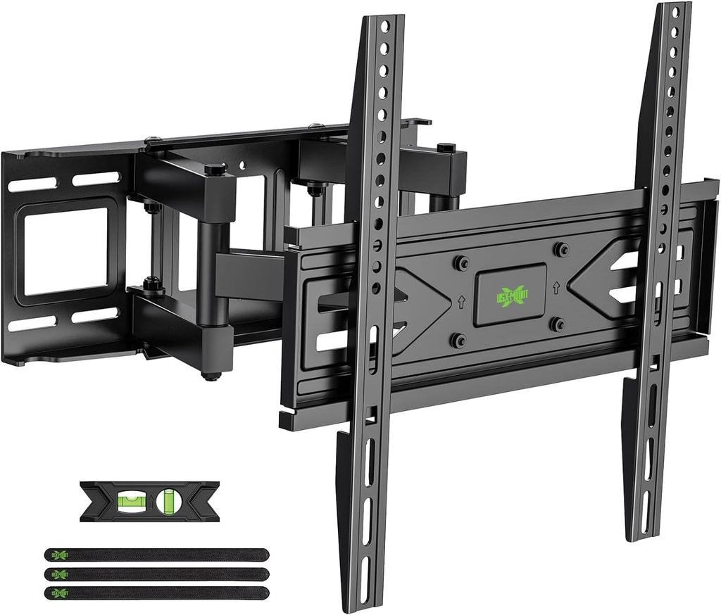 USX MOUNT Full Motion TV Wall Mount - Fits 32-70 Inch TVs Up to 99 lbs | Tilting Design for Flat & Curved Screens