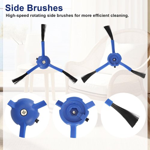 13 PCS Accessories Kit for Eufy RoboVac X8/ X8 Hybrid Robot Vacuum, Replacement Parts Main Brush, Side Brush, Filter, Mop pads