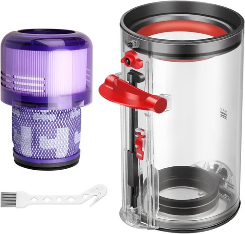 Lemige Vacuum Filter & Dust Bin Canister Replacement Parts for Dyson V11/V15 | Compatible with SV14, SV15, SV22
