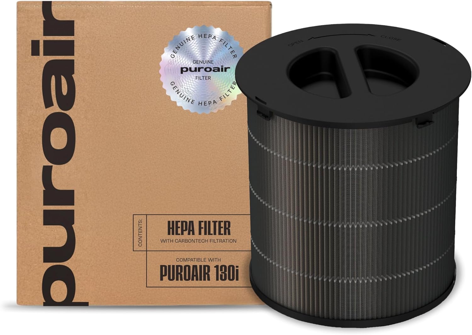 PuroAir 130 Replacement Filter - Official HEPA Filter with CarbonTech | 99.9% Pollen, Dust & Odor Removal