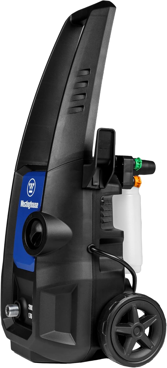 Westinghouse ePX3050 Electric Pressure Washer - 2100 Max PSI, 1.76 GPM, Foam Cannon & Turbo Nozzle for Cars, Patios & More