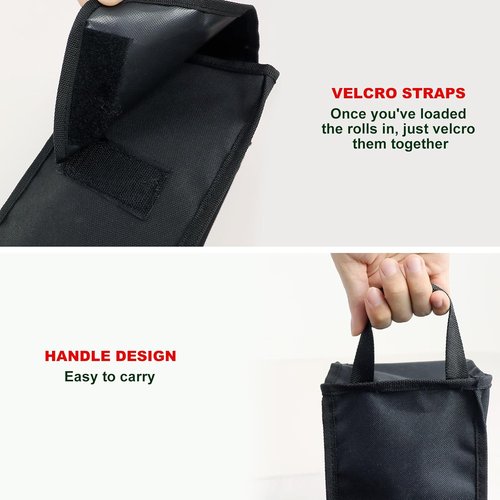 Christmas Wrapping Paper Storage - 30 Inch Organizer for 9 Standard Rolls | Durable 600D Fabric