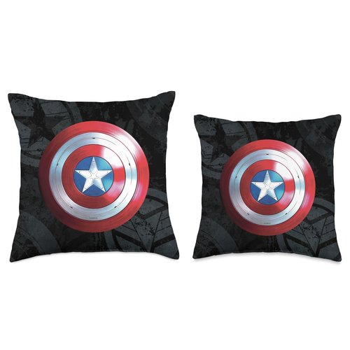 The Falcon and The Winter Soldier Captain America Shield Throw Pillow