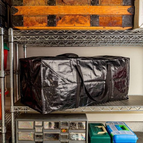 BAG-THAT! Heavy Duty Extra Large Moving Bags - Stronger Handles & Zippered Closure | Reusable Storage Totes