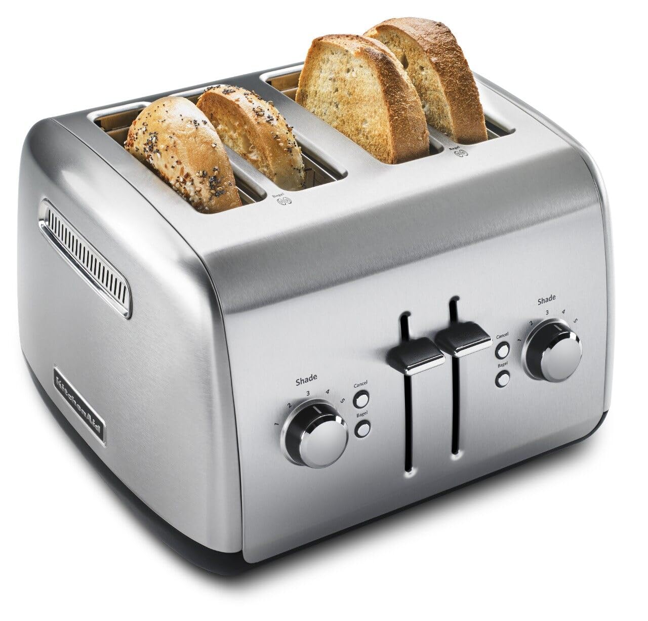 KitchenAid 4 Slice Manual Lift Toaster KMT4115SX, Stainless Steel