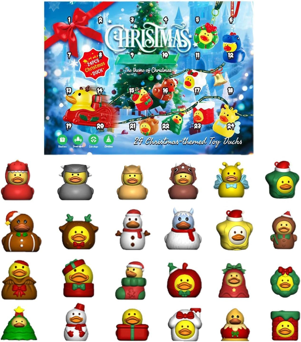 Skiennix Advent Calendar Rubber Ducks - 24 Days of Surprises for Kids | Perfect Christmas Gift