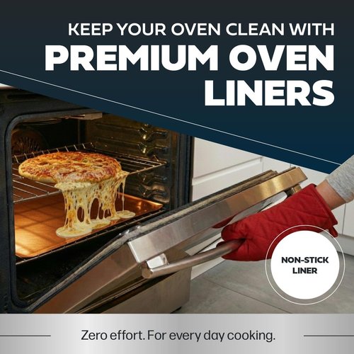 Cooks Innovations Non-Stick Oven Protector Mat - Heavy-Duty Heat Resistant Baking Mat for All Ovens | BPA & PFOA Free