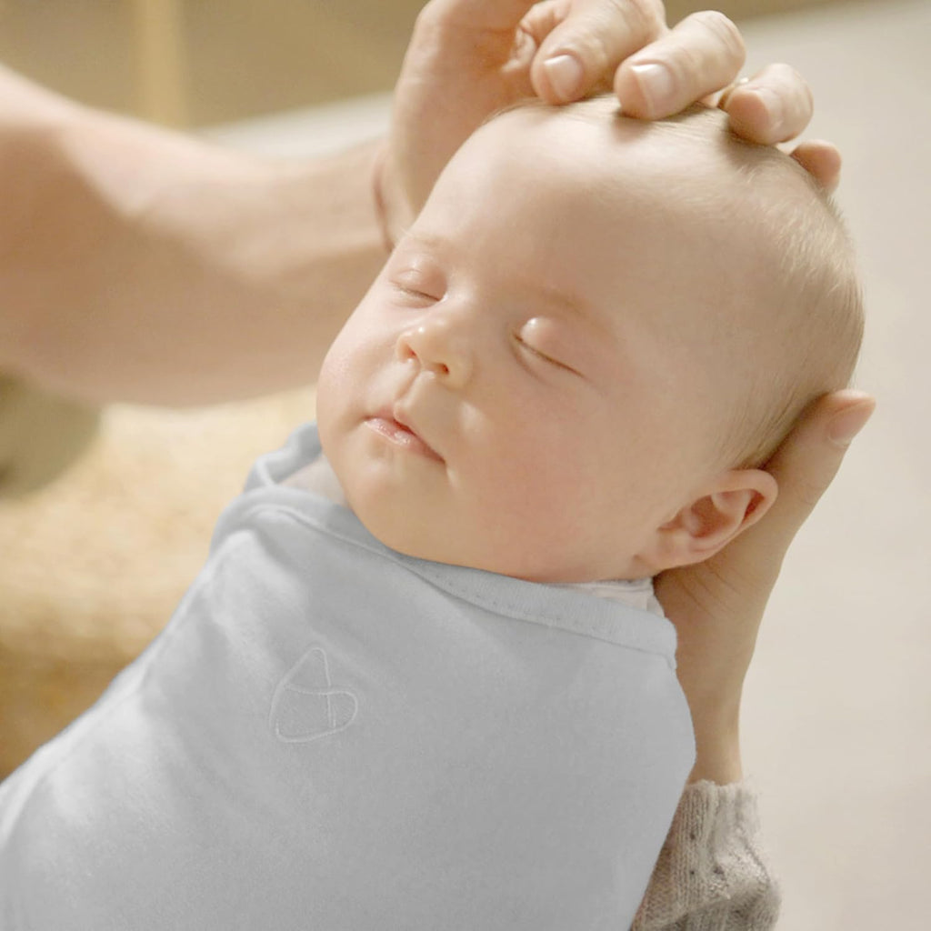 SwaddleMe by Ingenuity Baby Swaddle Blanket - 100% Cotton, Improves Sleep & Calms Reflex | 0-3 Months, 2-Pack - Tropical Dino