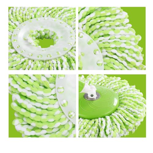 6 Pack Spin Mop Refill Pads Compatible with SIMPLI-Magic 79349 79117 979193 79229 Spin Mop Cleaning System, Part No.79161
