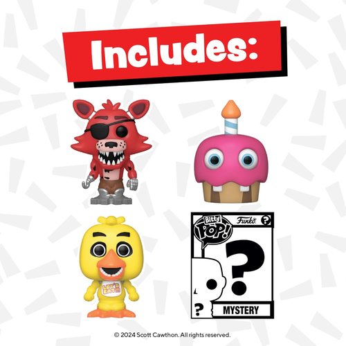 Funko Bitty POP! Five Nights at Freddy's Foxy Collectible Figure - 0.9 Inch Mystery Mini Gift Idea