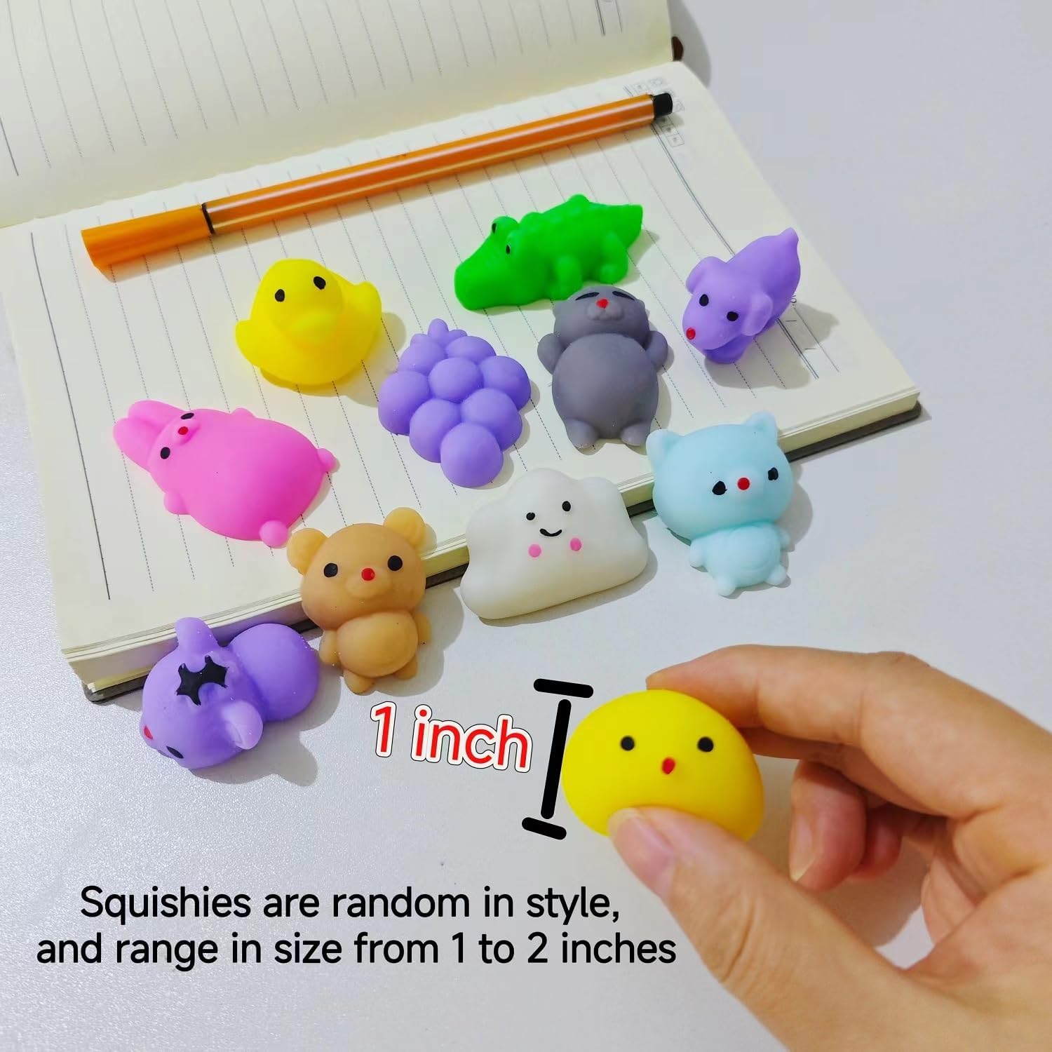Skiennix Kawaii Squishies | 80Pcs Bulk Fidget Sensory Toys for Kids 4-8 | Perfect Birthday & Easter Gifts