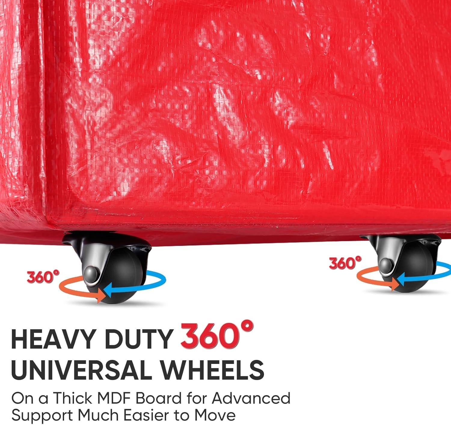 BALEINE Rolling Christmas Tree Storage Bag - 7.5 ft Heavy Duty with 2 Swivel Wheels & Reinforced Handles | Green