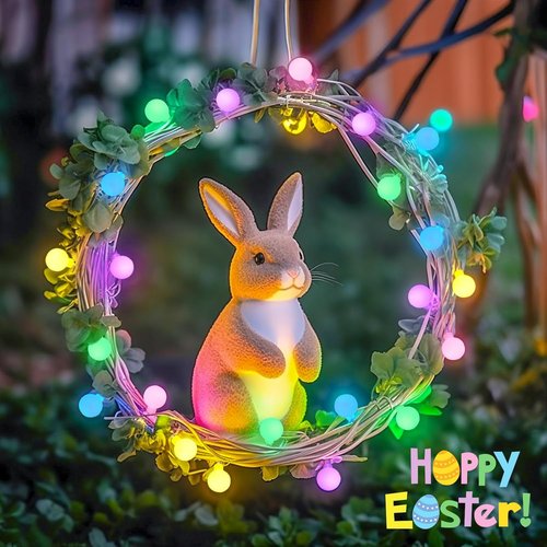 JMEXSUSS 100 LED Connectable Easter Lights - 33 ft Globe String Lights with Remote & 8 Modes | Indoor/Outdoor Decor