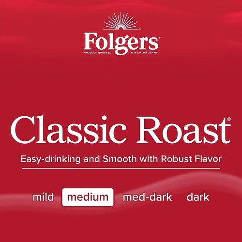 Folgers Classic Medium Roast Ground Coffee - 175th Anniversary Limited Edition Metal Can, 10.3 Oz