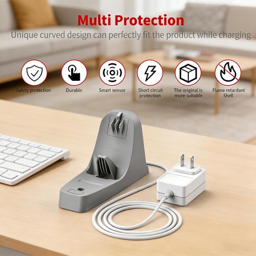 Black + Decker Charging Dock - 8.2V 150mA Replacement Charger for HNVC215B & HNVC220B Handheld Vacuums