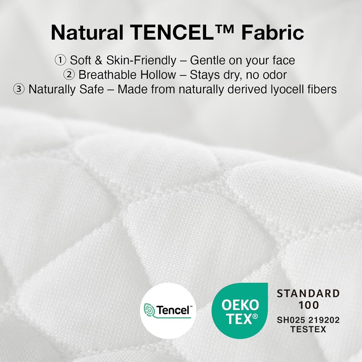 Novilla Tencel Side Sleeper Pillow - Adjustable Shredded Memory Foam for Neck & Shoulder Pain | Queen Size, Silk-Like Soft Cover