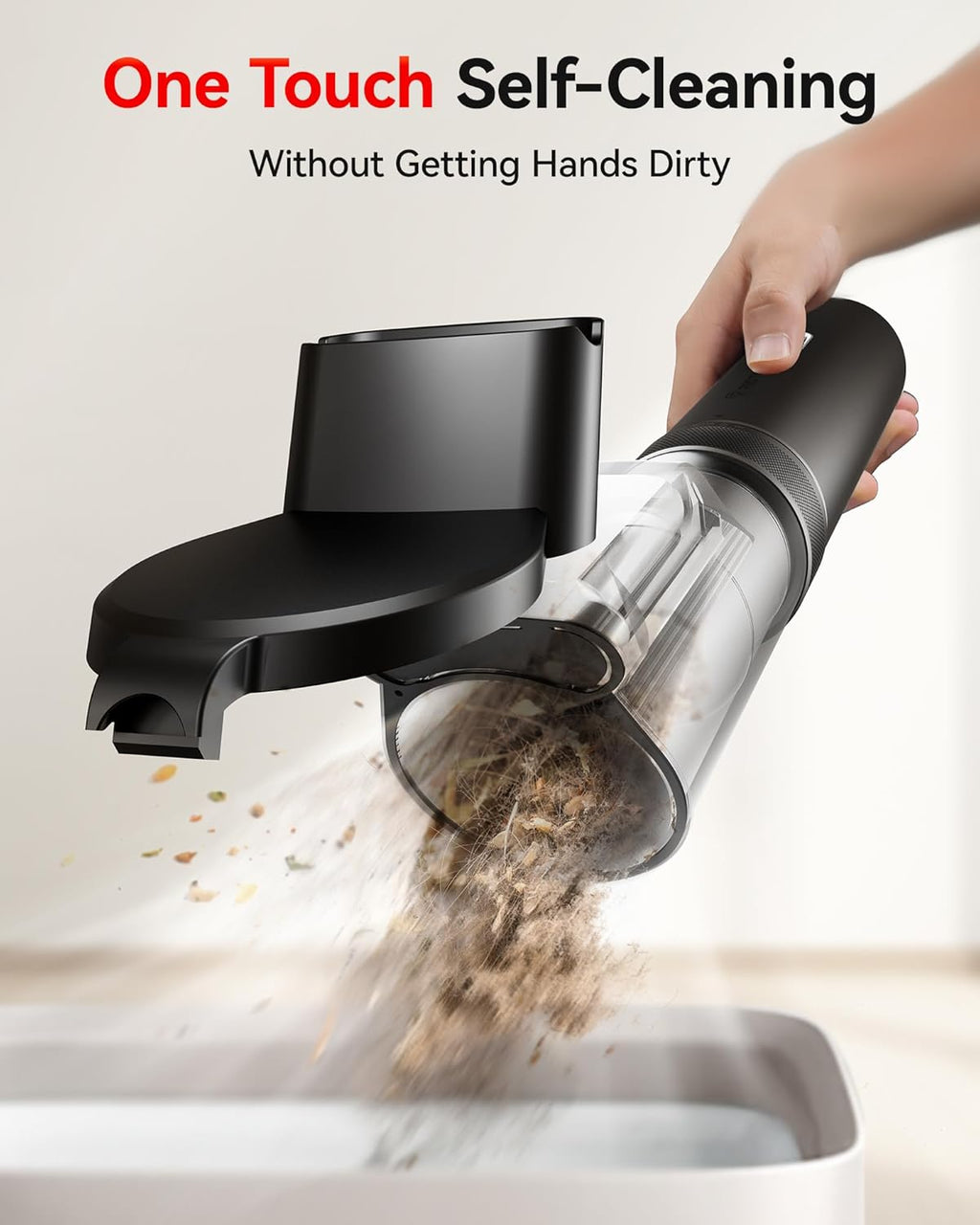 REDTIGER Cordless Car Vacuum - 21000PA Portable Handheld Cleaner with 70 Min Runtime | Fast USB-C Charge, Lightweight 4-in-1 Design