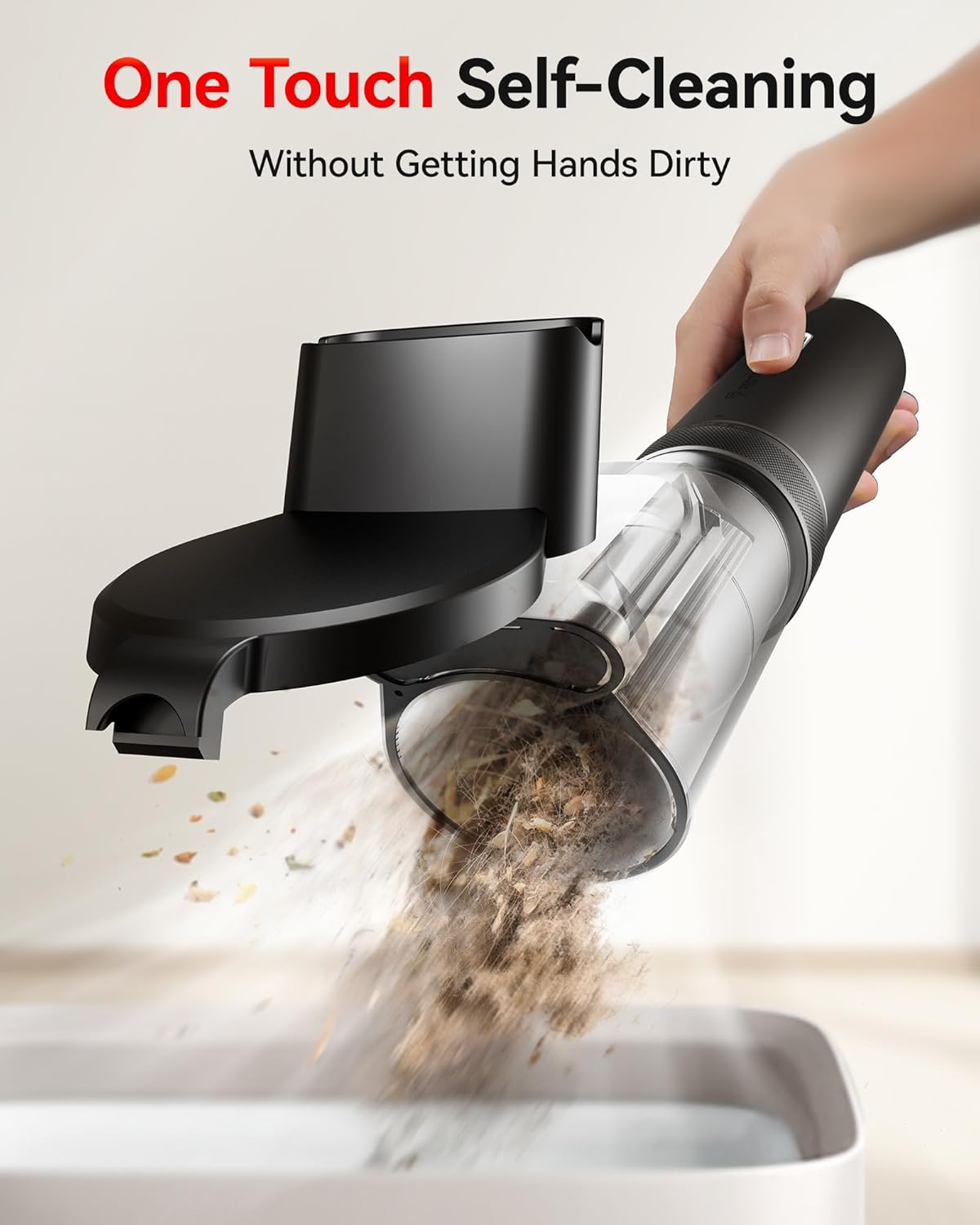 REDTIGER Cordless Car Vacuum - 21000PA Portable Handheld Cleaner with 70 Min Runtime | Fast USB-C Charge, Lightweight 4-in-1 Design