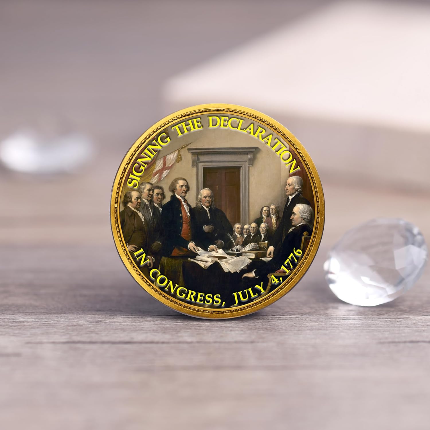 USA 250th Anniversary Commemorative Coin - American Eagle & Patriotic Symbols | Perfect Gift for Celebration (1776-2026)