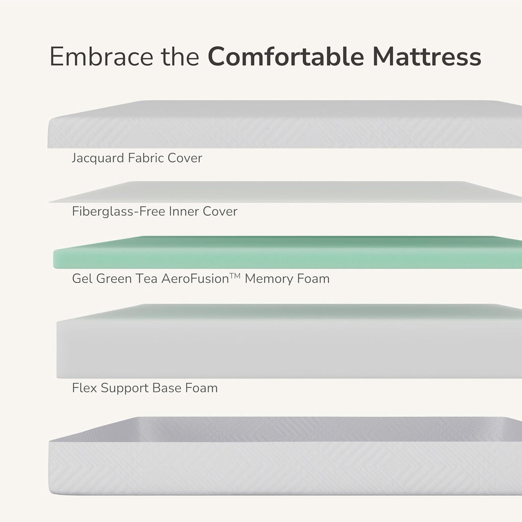MLILY Full Mattress - 8-Inch Memory Foam for Platform Bed | Medium Firm Comfort