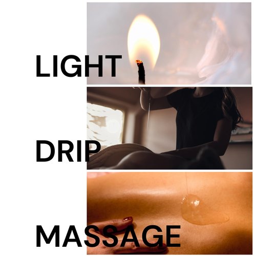 Pour Drip Massage Candle Pina Colada - Scented and Flavored Soy Wax Aromatherapy Candle for Relaxing Oil Therapy, TikTok Viral Trend