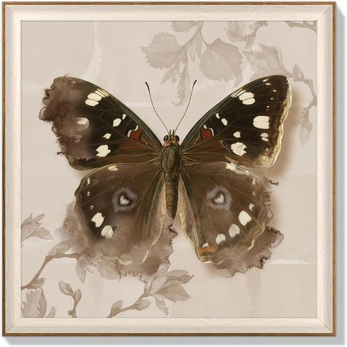 LAIART Butterfly Canvas Wall Art - Framed Murals for Stunning Home Decor | 12x12 Inches