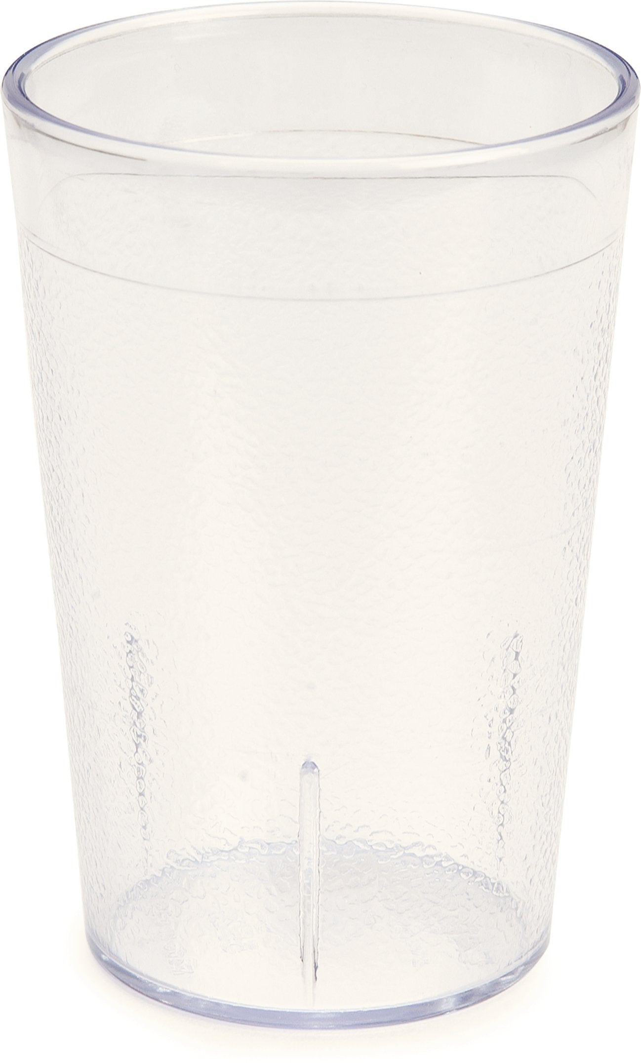 Carlisle FoodService Products Stackable Tumbler Plastic Tumbler for Restaurants, Catering, Kitchens, Plastic, 8.1 Ounces, Clear, (Pack of 72)
