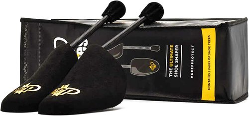 Crep Protect Shoe Shaper Trees - Prevent Creases & Maintain Sneaker Shape | Fits US 6-13 (Black)