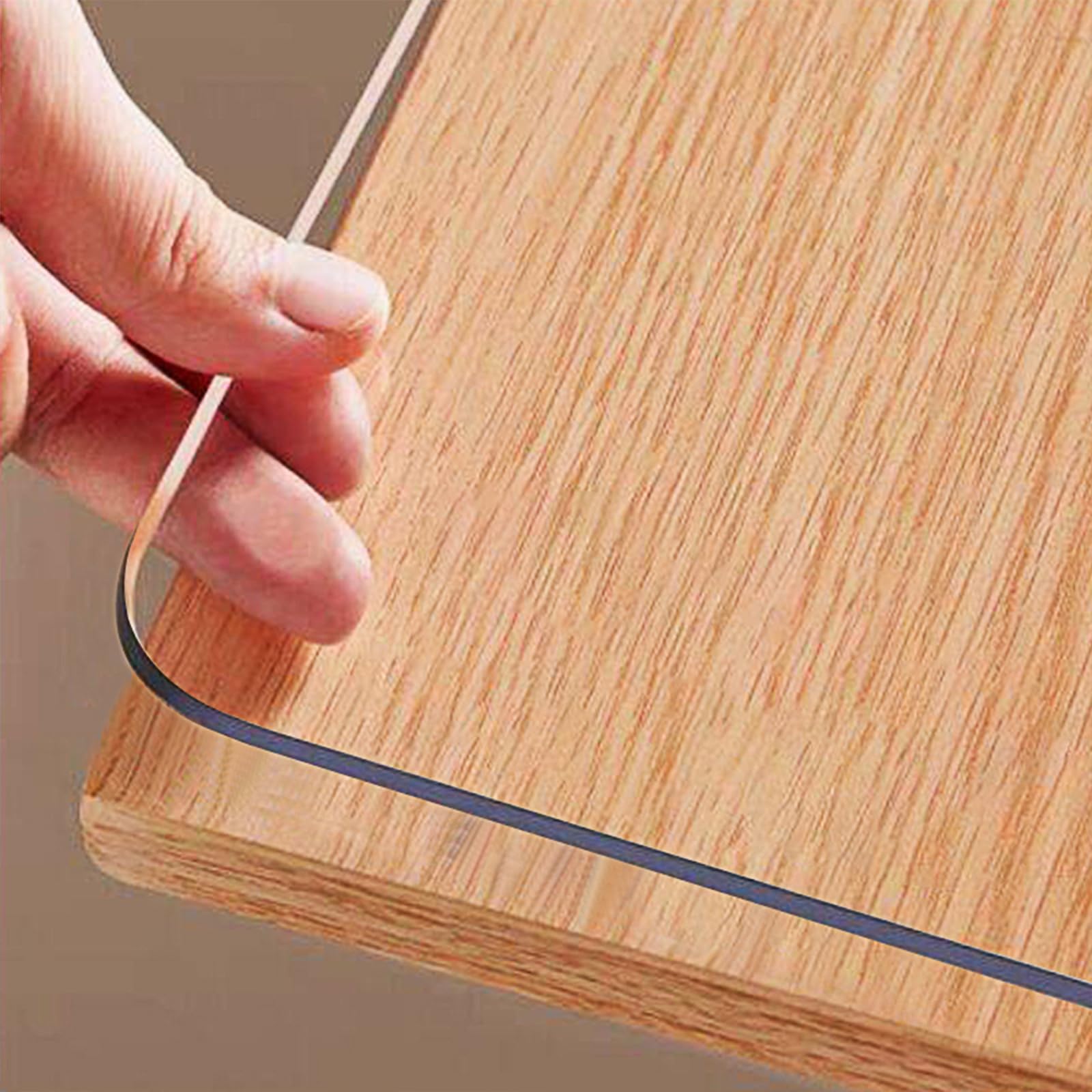OstepDecor Clear Table Cover Protector 40 x 80 Inch, 1.5mm Thick Plastic Table Cover, Dining Table Protector Pad, Waterproof & Easy Cleaning PVC Desk Mat for Dresser, Coffee & Kitchen Wooden Tabletop