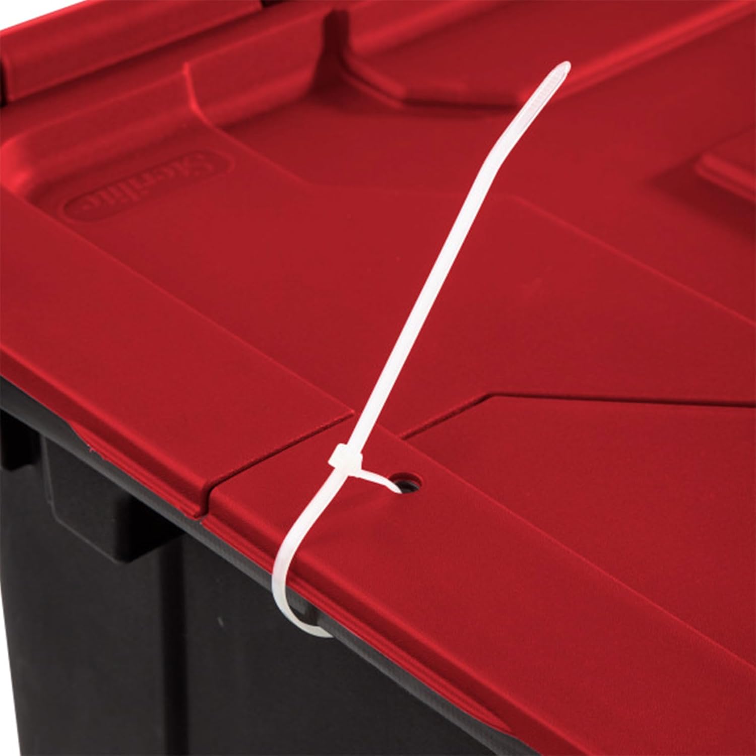 Sterilite 12 Gallon Heavy-Duty Industrial Tote - 6-Pack Stackable Storage Bins for Garage & Home Organization