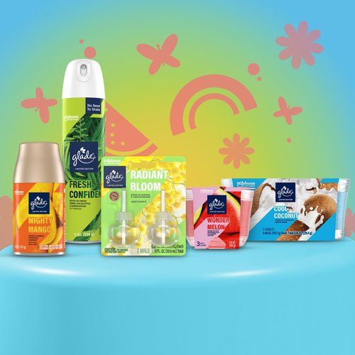 Glade Automatic Spray Refill, Wonder Melon, Scented Air Freshener for Home and Bathroom, 6.2 Oz, 2 Count