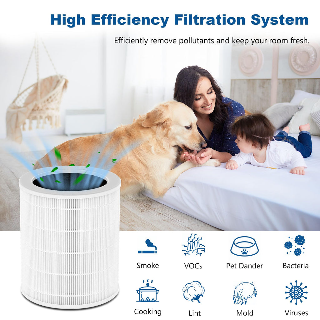Breabetter 2-Pack ZXA101 Replacement Filter Compatible with ZXA101 Purifiers, for ASIN:B0CSXTTYLT and B0CYCBYF54