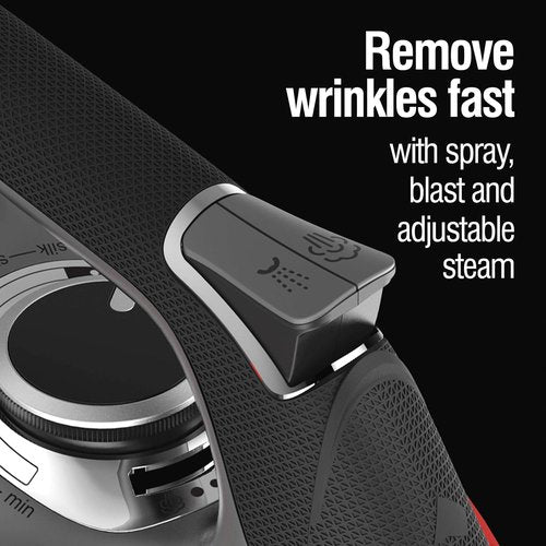 CHI Steam Iron - Powerful 1700 Watts with 300+ Steam Holes & Titanium Infused Soleplate - XL 10’ Cord, Silver
