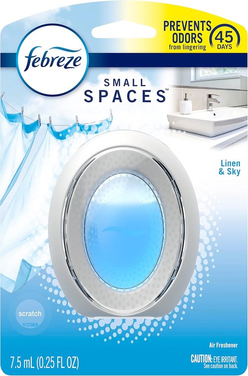 Febreze Odor-Fighting Air Freshener - Linen & Sky Scent for Small Spaces | 1 Count