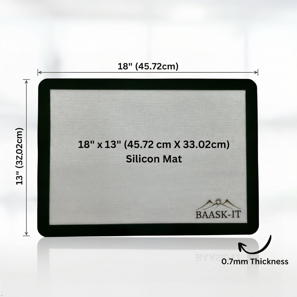Silicone Baking Mats Set - 3 Non-Stick Reusable Oven Liners | Parchment-Free (18" x 13" & 15" x 10")