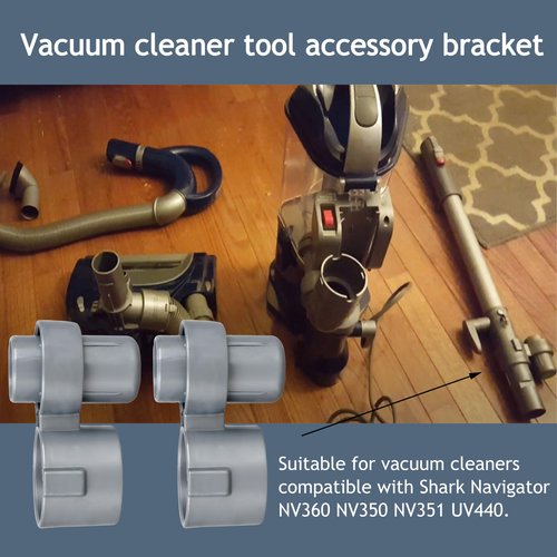 Vacuum Storage Rack For Shark Navigator Lift-Away Deluxe Upright NV350 NV351 NV352 NV356E NV360 NV380 UV440 UV540 Vacuum Holder Accessories (Set of 2)