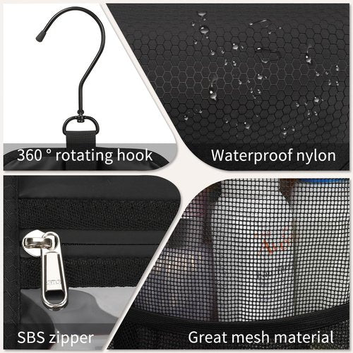 Ethereal Portable Mesh Shower Caddy - Large Capacity for College Dorms | Ideal for Beach, Gym & Swimming