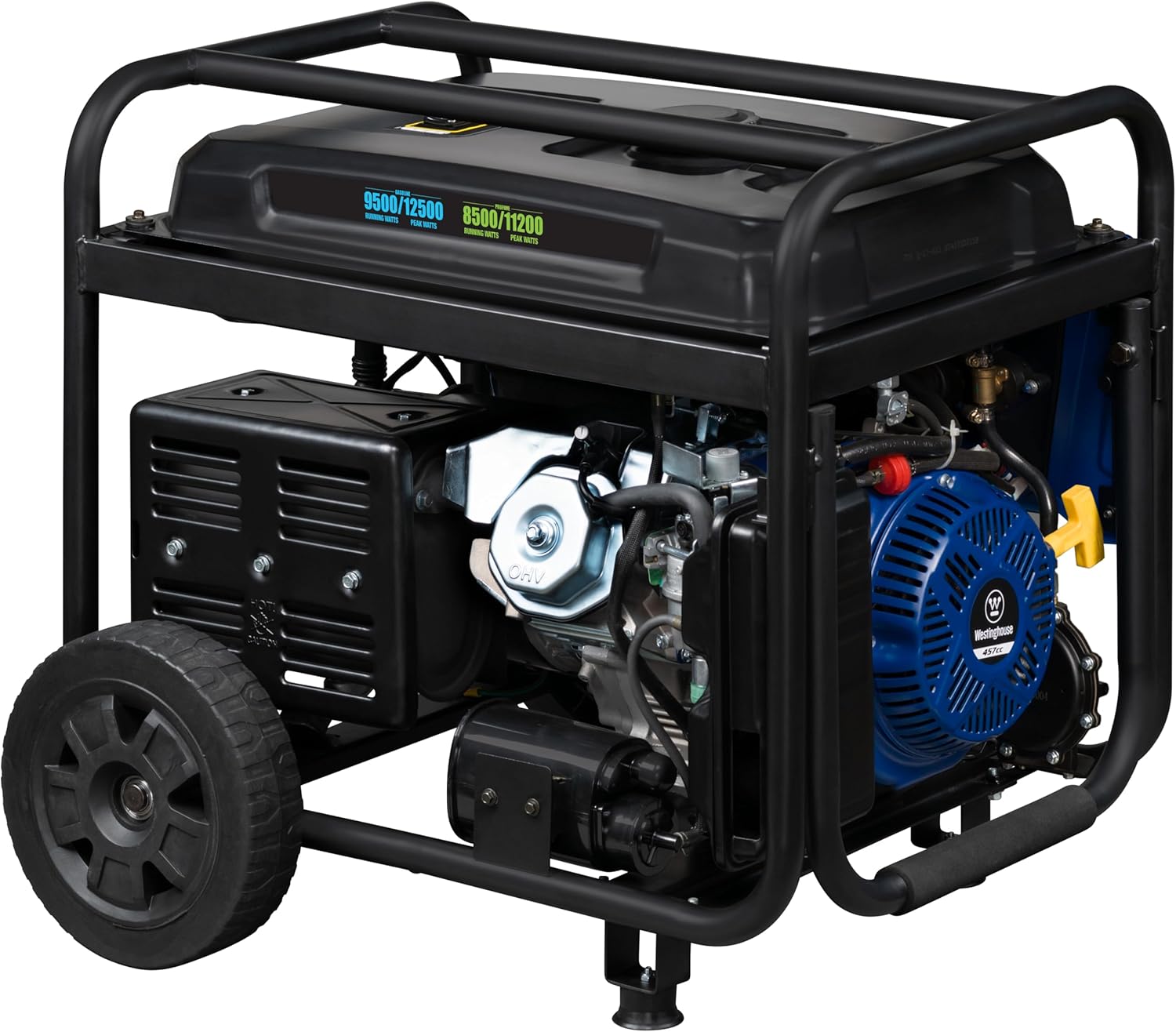 Westinghouse 12500 Peak Watt Portable Generator - Dual Fuel, Remote Start & CO Sensor Ready