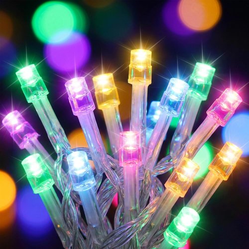 30 LED Easter String Lights - 11.5Ft Pastel Battery Mini Lights with 8 Modes & Timer | Waterproof Fairy Lighting for Outdoor & Indoor Decor