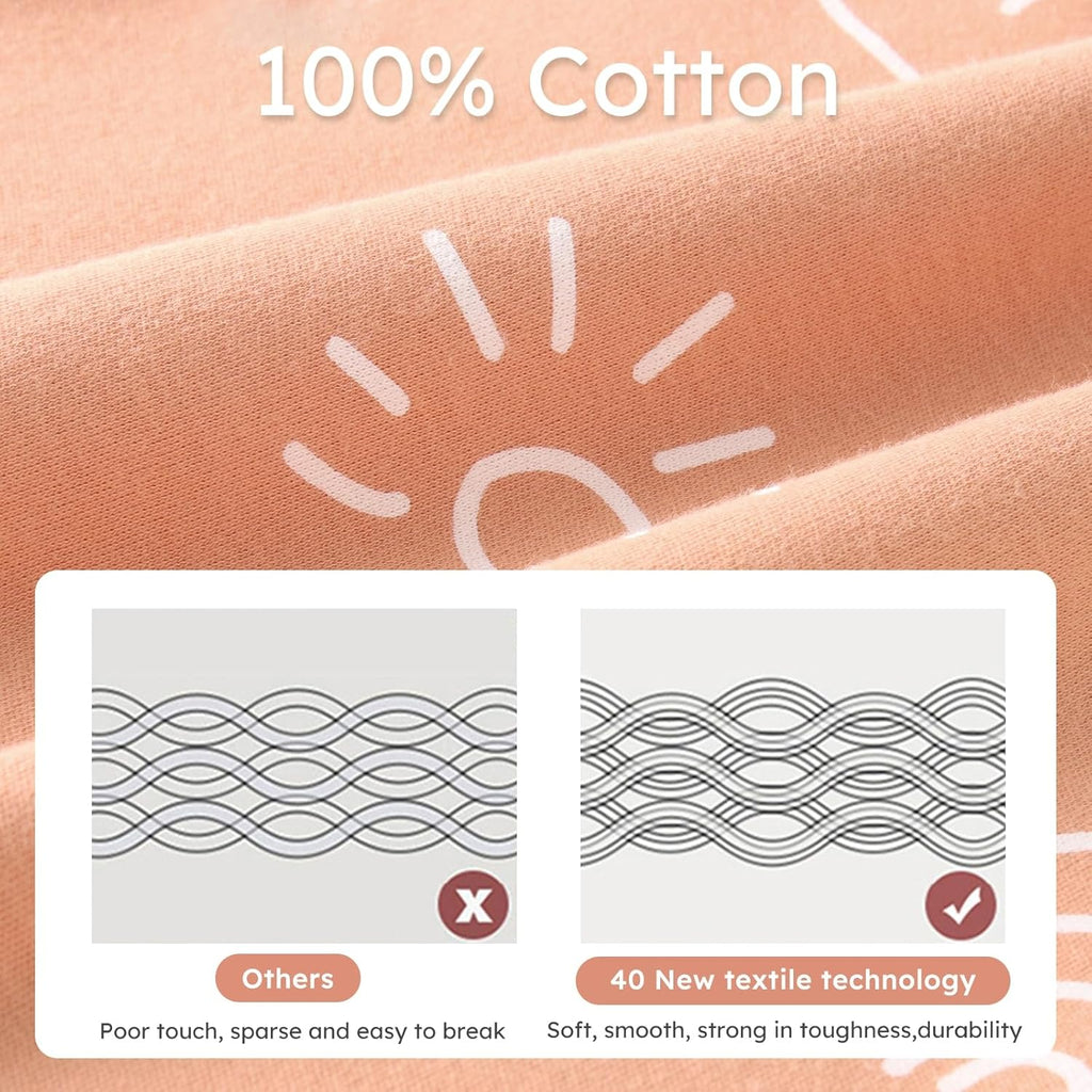 Yoofoss Baby Swaddles - 100% Cotton Adjustable Swaddle Sack | Soft & Breathable for Newborns (0-3 Months, 3 Pack)