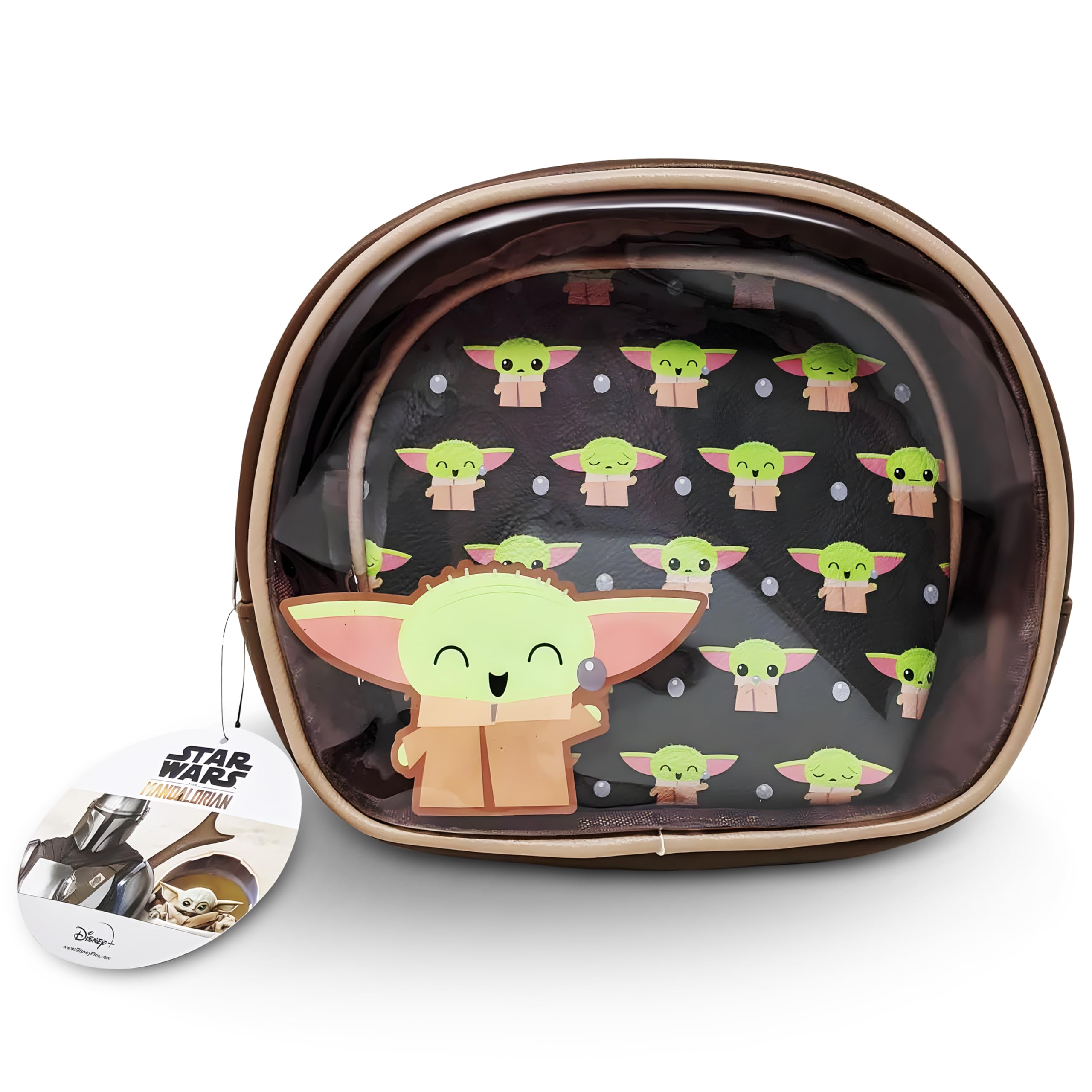 Loungefly Mandalorian Baby Yoda Grogu The Child 2 Piece Cosmetics Bag Set
