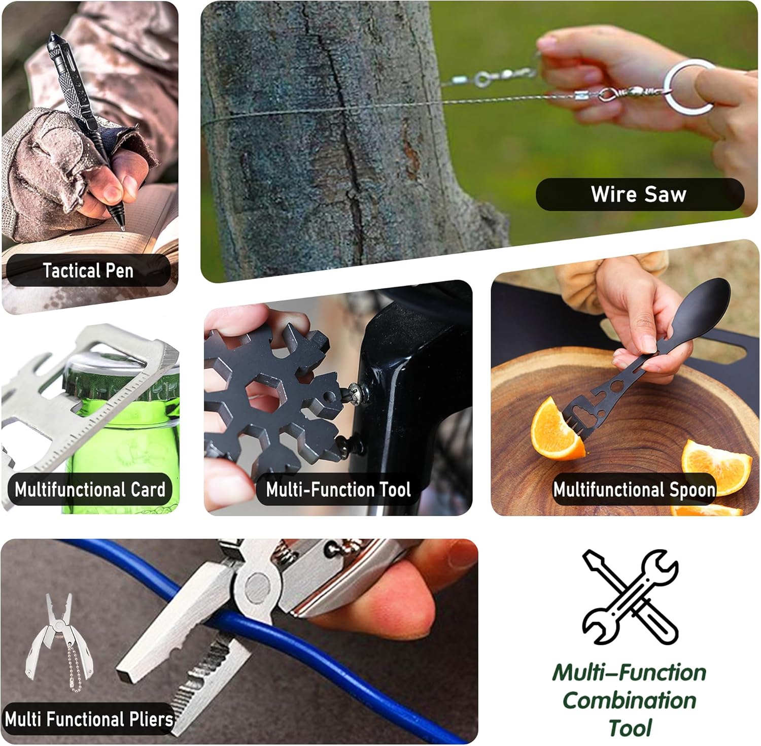 Skiennix Survival Kit - Ultimate Christmas Gift for Teens, Men & Outdoor Adventurers | Perfect for Campers & Hunters
