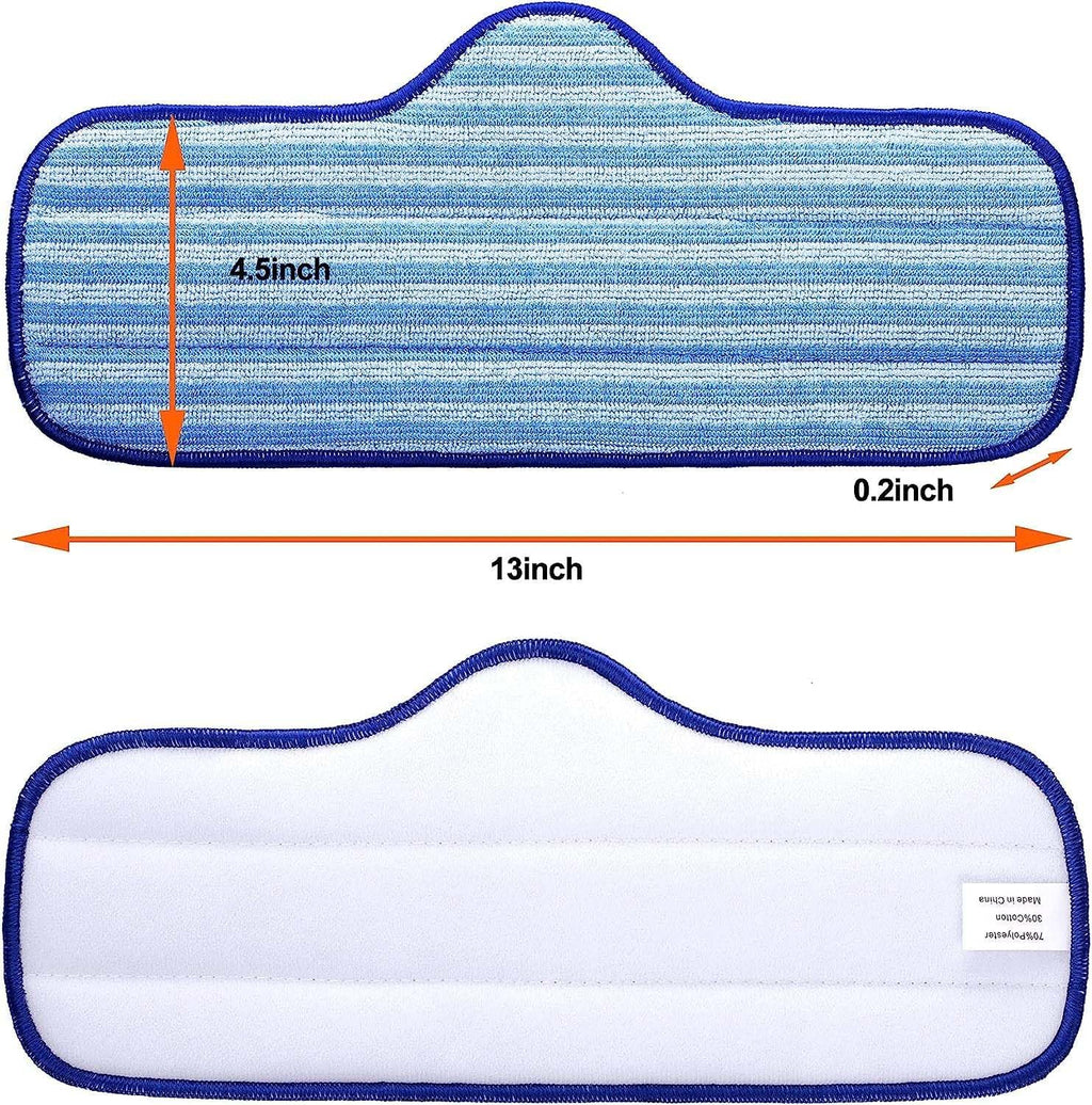 Newbealer Microfiber Steam Cleaner Pads - 6 PCS Durable, Washable & Reusable for NB282C