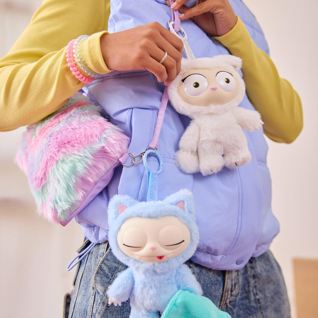Relatable WabiSabi Kitty Club Blind Box - Soft Collectible Plush Keychain Figures for Kids & Teens