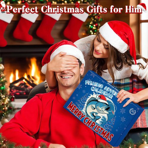 Fishing Advent Calendar 2025 by [Brand Name] - 24 Days of Fishing Tools & Accessories | Perfect Christmas Gift for Men