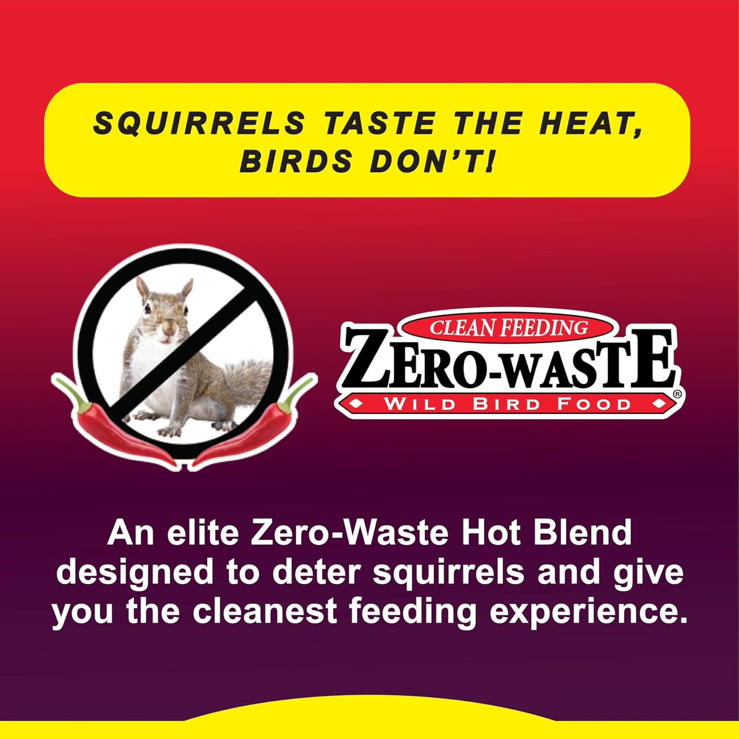 Wild Delight Advanced Formula Wild Bird Food - Zero Waste, 5lbs for Healthy Feeding