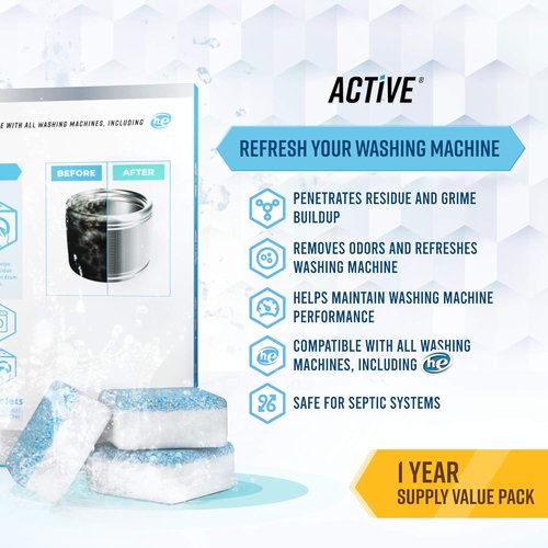 Appliance Refresh Bundle - Regine Switzerland Washing Machine & Dishwasher Cleaning Tablets | 12-Month Supply